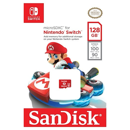 SanDisk microSDXC Card for Nintendo Switch - 128GB