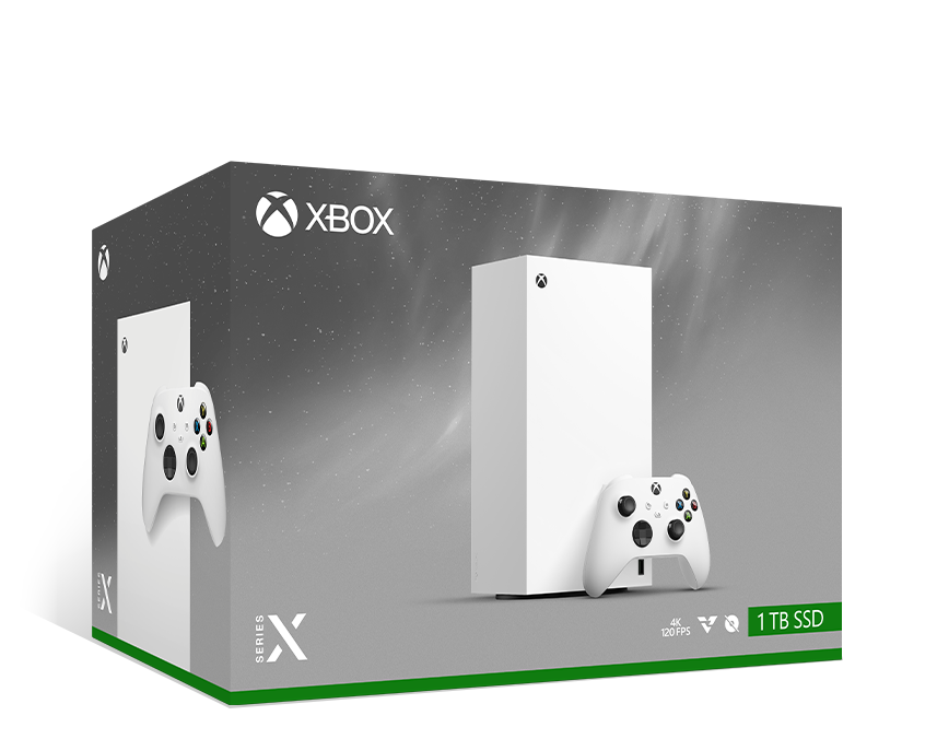 Xbox Series X - Argraffiad Digidol 1 TB (Gwyn)