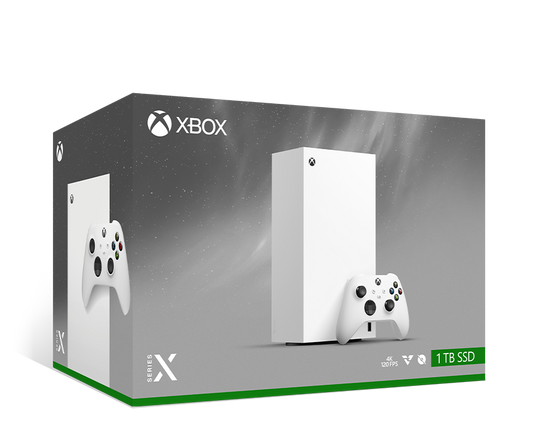 Xbox Series X - Argraffiad Digidol 1 TB (Gwyn)