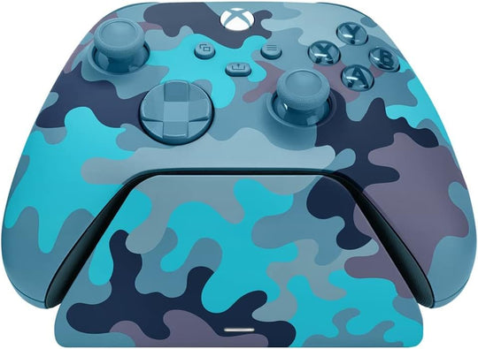 Stondin Codi Tâl Razer - Argraffiad Camo Mwynau (Cyfres Xbox X)