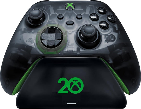 Stondin Codi Tâl Razer - Pen-blwydd Xbox yn 20 oed (Cyfres Xbox X)