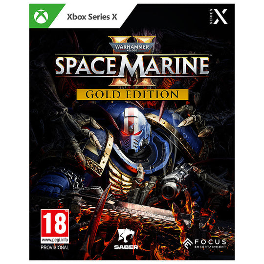 Warhammer 40K: Space Marine II - Rhifyn Aur (Cyfres Xbox X) 