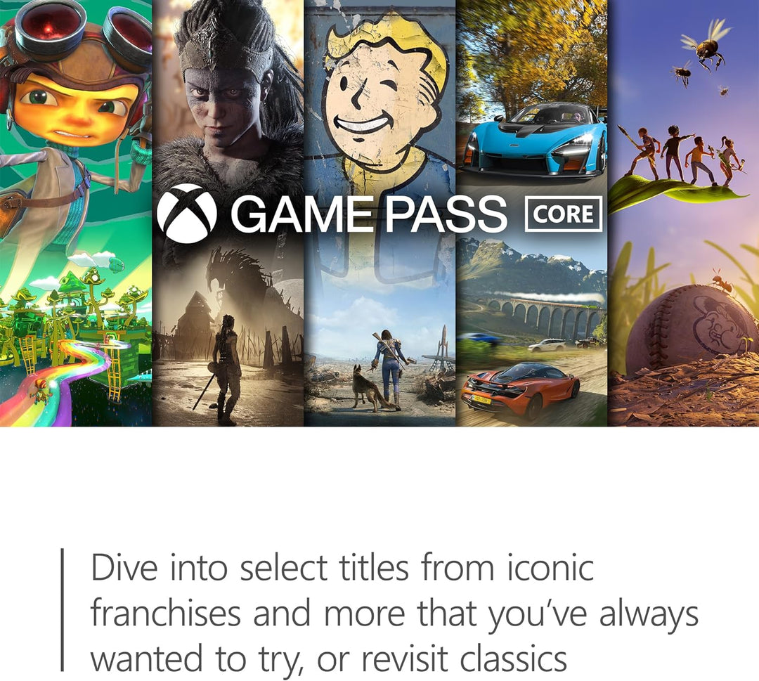 Xbox Game Pass Craidd - Aelodaeth 6 Mis