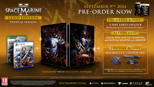 Warhammer 40K: Space Marine II - Gold Edition (PlayStation 5)