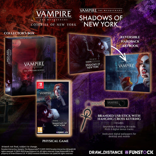 Vampire The Masquerade: Coteries and Shadows of New York Collector’s Edition