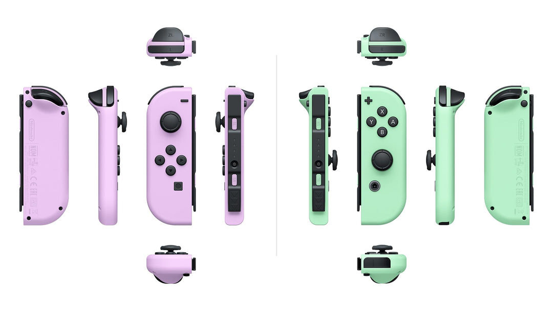 Nintendo Switch Joy-Con Pair: Pastel Purple & Green