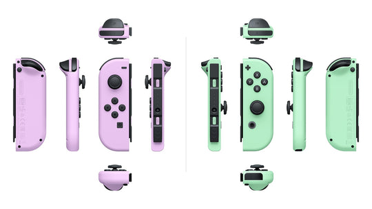 Nintendo Switch Pâr Joy-Con: Pastel Porffor a Gwyrdd 