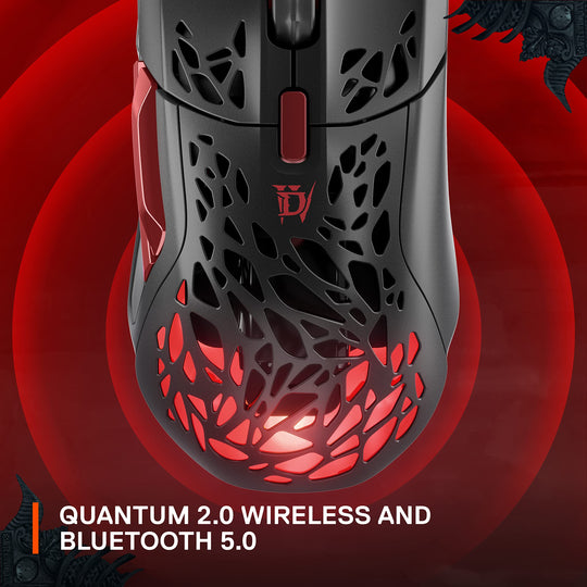 SteelSeries Aerox 5 Wireless Mouse - Diablo IV Edition