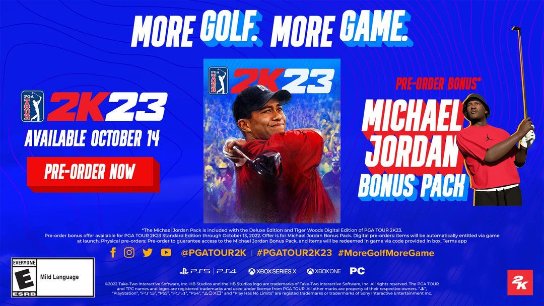 Argraffiad moethus PGA Tour 2K23 (PlayStation 4)
