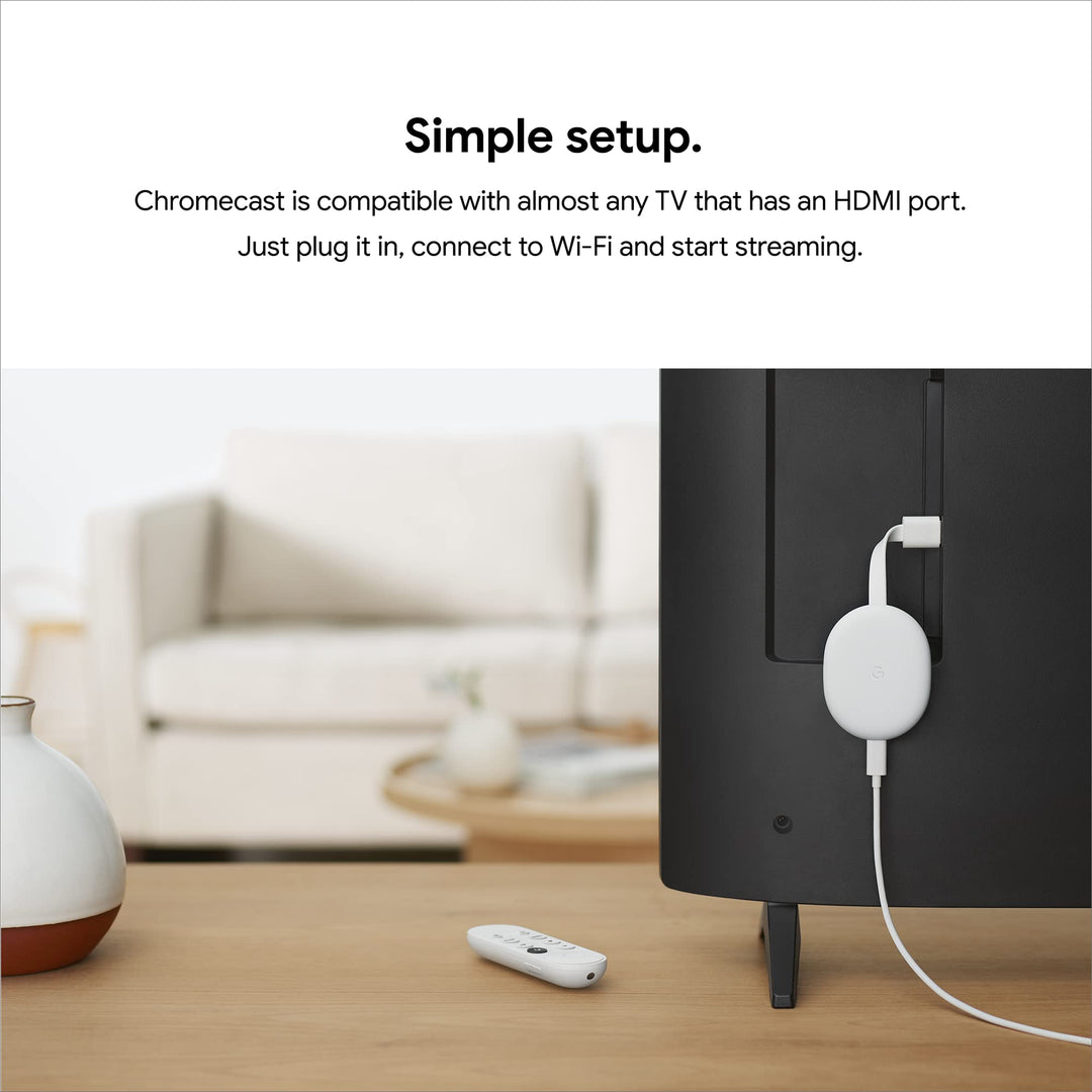 Chromecast gyda Google TV (4K) - Eira 