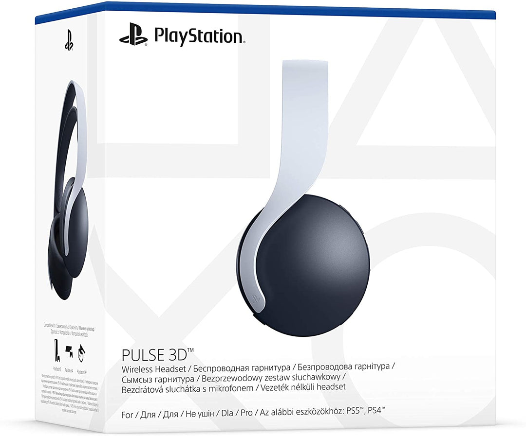 Clustffonau Di-wifr Pulse 3D - Gwyn (PlayStation 5)