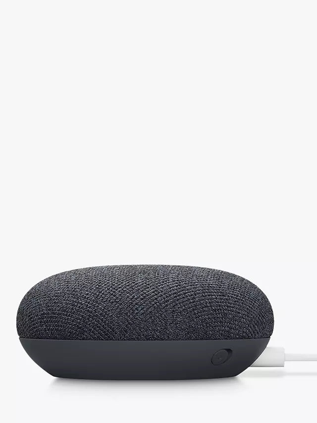Google Nest Mini (2nd Gen) with Google Assistant – Charcoal