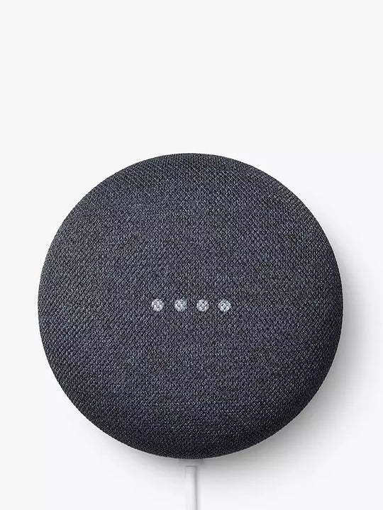 Google Nest Mini (2nd Gen) with Google Assistant – Charcoal
