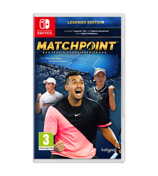 Matchpoint – Pencampwriaethau Tenis: Rhifyn Chwedlau