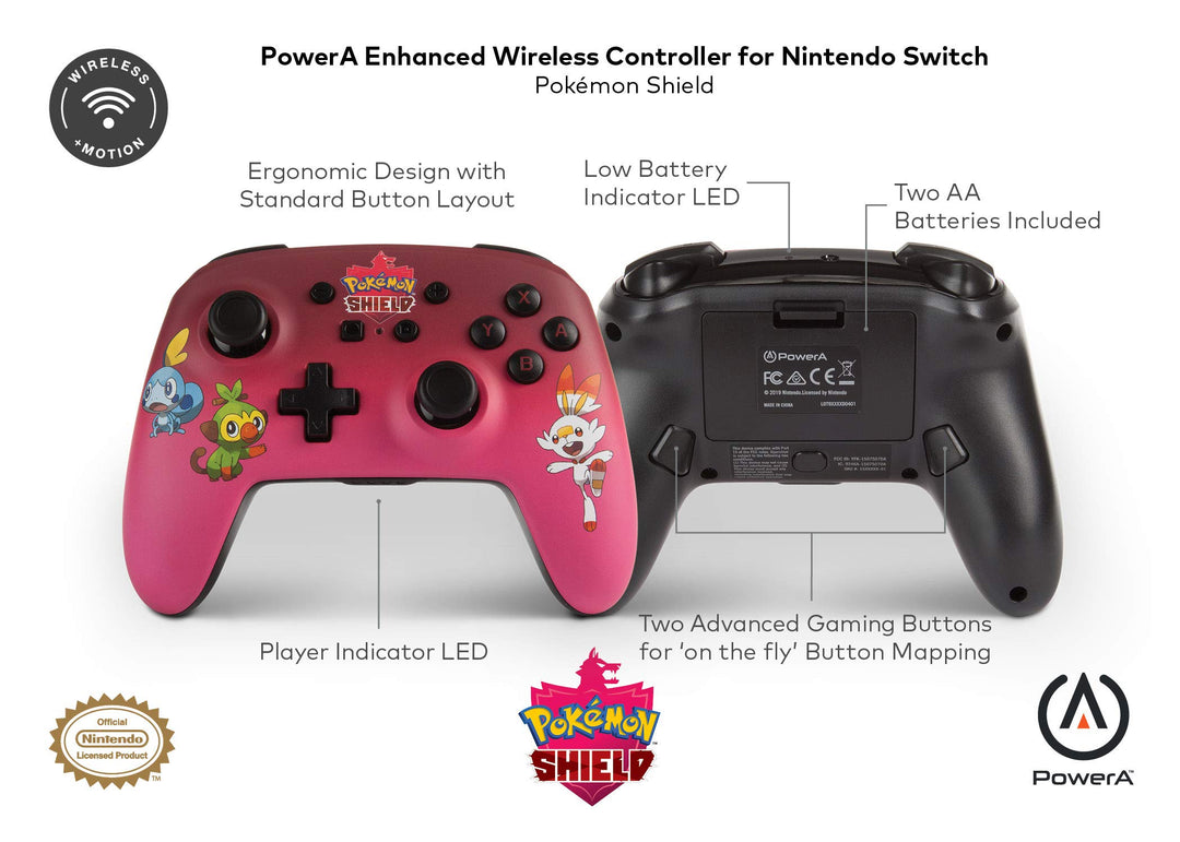 Switch Wireless Controller - Pokémon Shield