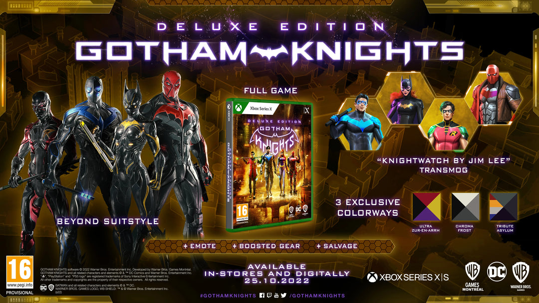 Gotham Knights - Deluxe Edition (Cyfres Xbox X)