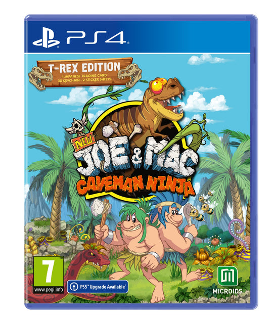 New Joe & Mac: Caveman Ninja - T-Rex Edition (PlayStation 4)