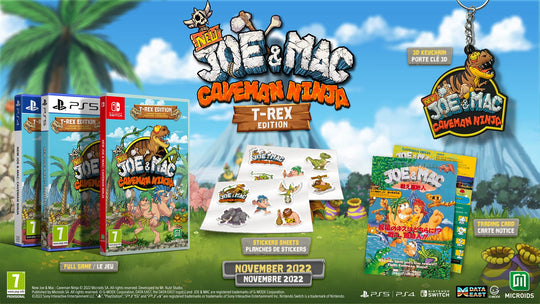 New Joe & Mac: Caveman Ninja - T-Rex Edition (PlayStation 5)